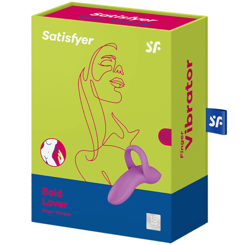 SATISFYER - VIBRATEUR DOIGTS BOLD LOVER BLANC