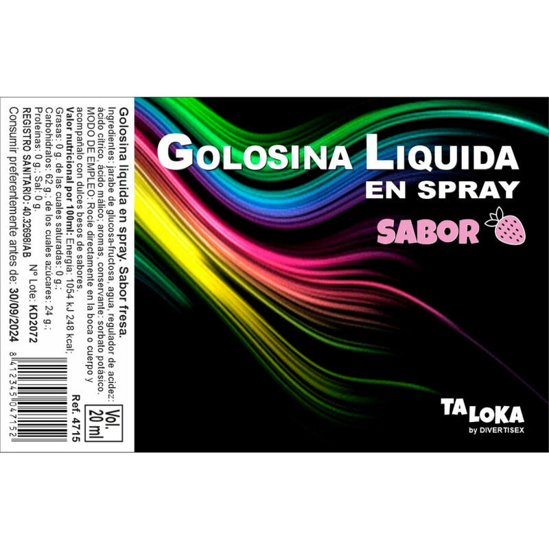 TALOKA - SPRAY LIQUIDE DE BONBON LA FRAISE
