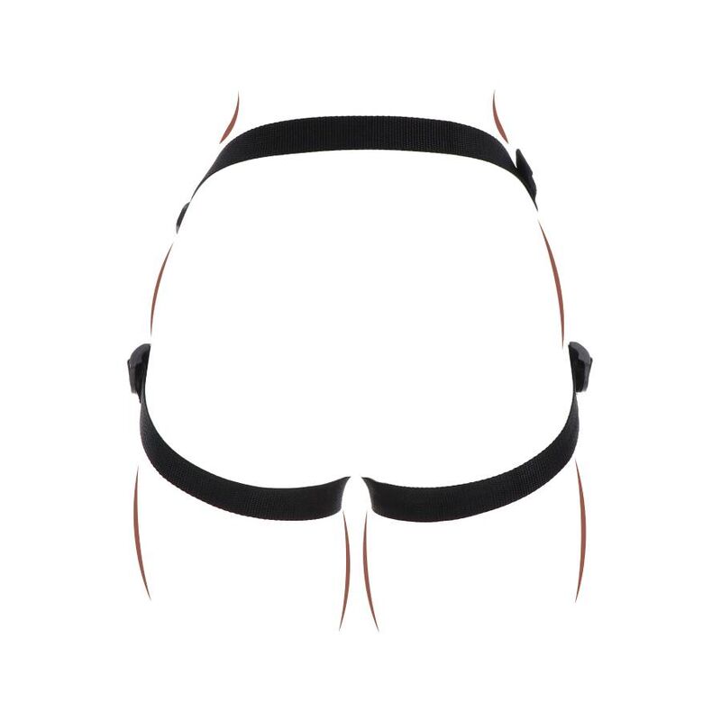 GET REAL - HARNAIS DE PLAISIR STRAP-ON NOIR