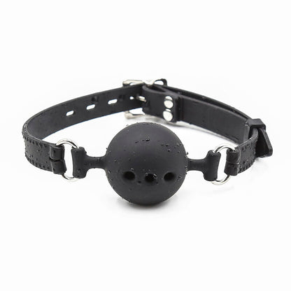 OHMAMA FETISH - BÂILLON À BOULE EN SILICONE RESPIRANT TAILLE S
