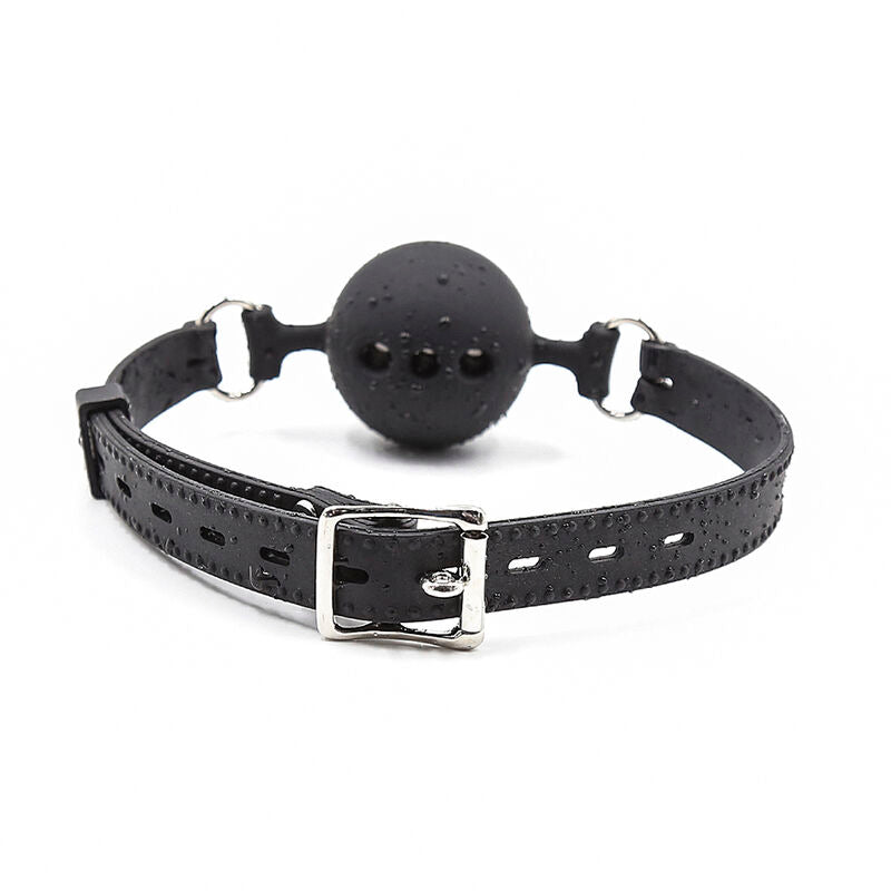 OHMAMA FETISH - BÂILLON À BOULE EN SILICONE RESPIRANT TAILLE M