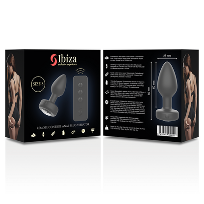 IBIZA - PRISE ANAL TÉLÉCOMMANDE TAILLE S