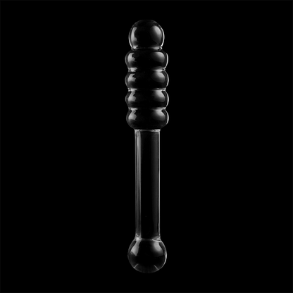 NEBULA SERIES BY IBIZA - MODÈLE 20 GODE EN VERRE BOROSILICATE CLAIR 20.5 CM -O- 3 CM