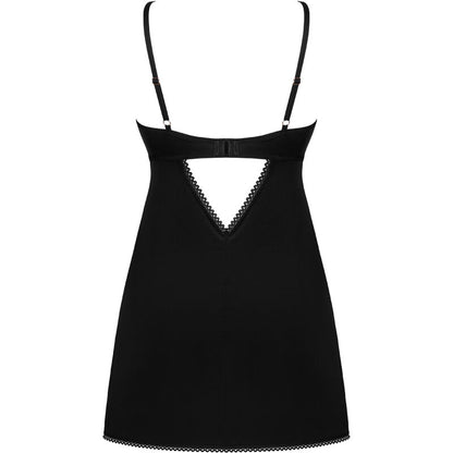 OBSESSIVE - CHEMISE ROSENTY & STRING XS/S