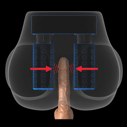 PDX ELITE - MÉGA MASTURBATEUR MILK ME SILLY VAGINA & ANO BROWN