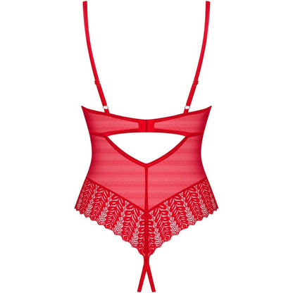 OBSESSIVE - INGRIDIA CROCHLESS ROUGE XS/S