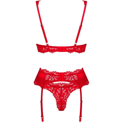 OBSESSIVE - AMOR CHERRIS ENSEMBLE 3 PIÈCES S/M