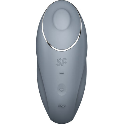 SATISFYER - TAP & CLIMAX 1 VIBRATEUR LAY-ON ROUGE