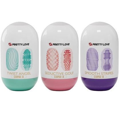 PRETTY LOVE - CUPID X 18 MASTURBATEURS POUR HOMMES DIFFÉRENTES TEXTURES