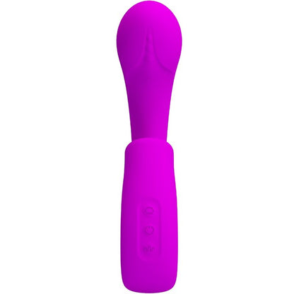 PRETTY LOVE - SIBEL VIBRATEUR POINT G + STIMULATEUR CLITORIS SIBEL 10 VIBRATIONS VIOLET