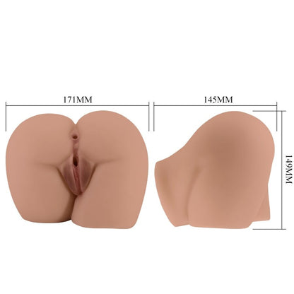 CRAZY BULL - VIBRATEUR BERNACE ASS AVEC VAGIN ET ANUS RÉALISTES TÉLÉCOMMANDE