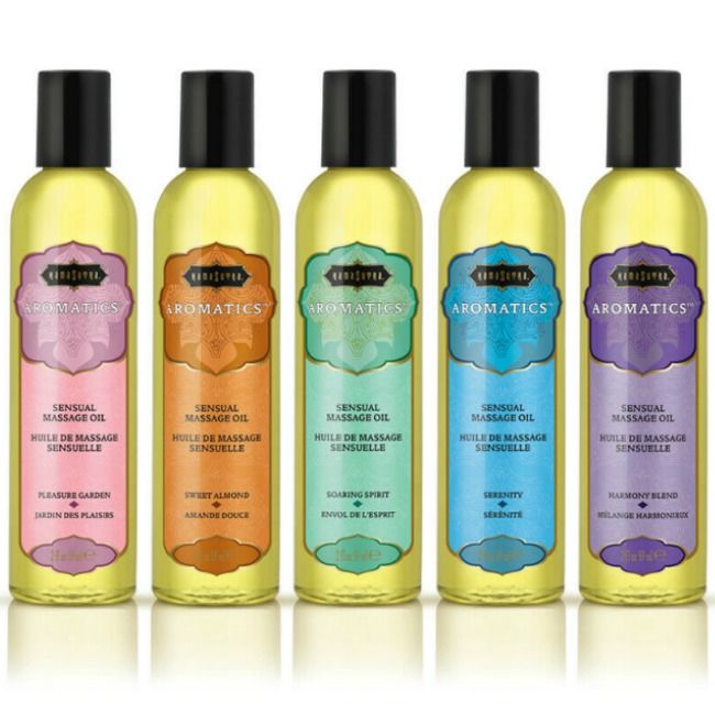 KAMASUTRA - SET 15 HUILES DE MASSAGE + BOITE PRÉSENTOIR