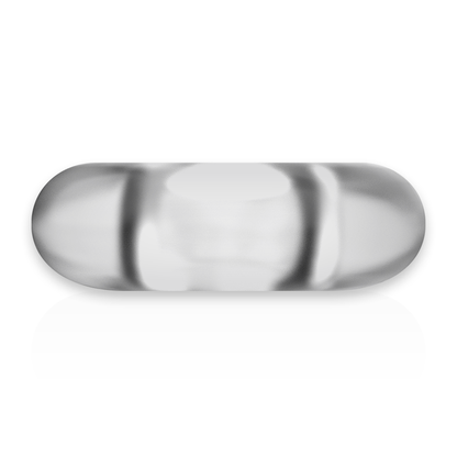 POWERING - ANNEAU PÉNIS SUPER FLEXIBLE ET RÉSISTANT 4,5CM CLAIR