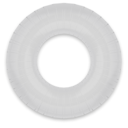 POWERING- ANNEAU PÉNIS SUPER FLEXIBLE ET RÉSISTANT 4,5CM PR07 CLAIR