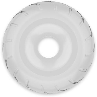 POWERING - ANNEAU PÉNIS SUPER FLEXIBLE ET RÉSISTANT 5CM PR08 CLAIR